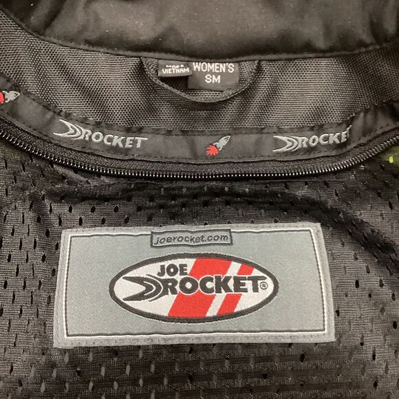 Joe Rocket Motorcycle Outfit-Women's Sz Small-Black/Green Paisley-Armor Suit/Set - Picture 7 of 16